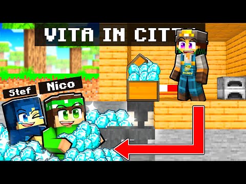 HO RUBATO DI NASCOSTO nella VITA IN CITTÀ 1 REMAKE su MINECRAFT!