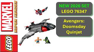 NEW LEGO Marvel 76347 Avengers Doomsday Quinjet