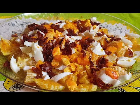 ENSALADA DE NARANJA DE LAS HURDES🍊🍋 | El Dulce Paladar