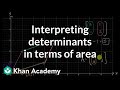 Understanding Determinants and Transformation Matrices