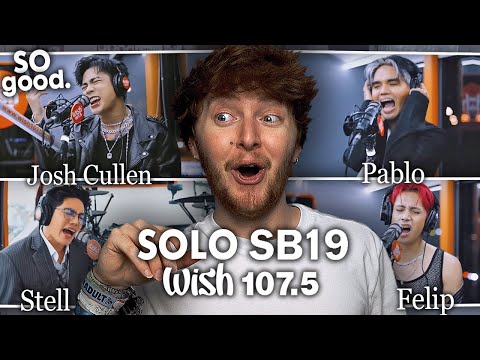 SB19 SOLO SONGS LIVE! (La Luna, Wild Tonight, Palayo, Room | Wish Bus 107.5 Reaction)