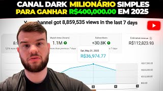 $380,475.53 COM 1 CANAL DARK MILIONARIO EM POUCOS DIAS [PASSO A PASSO]