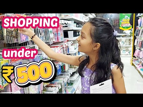 SHOPPING UNDER ₹500 CHALLENGE  🛍️🤩✨️ | Shopping Challenge | Aayu and Vanu