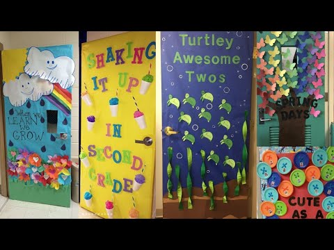 New classroom door decoration ideas/ latest school...