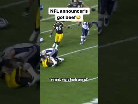NFL announcers got BEEF😶😅 #shorts