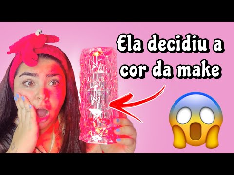 A LUMINÁRIA DECIDIU A COR DE CADA PRODUTO 💖😱