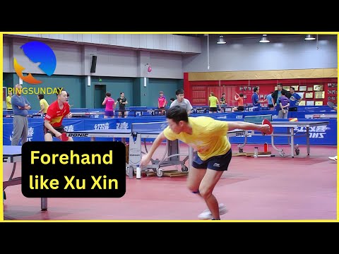 How to Have a High Spin Forehand Shot Like Xu Xin