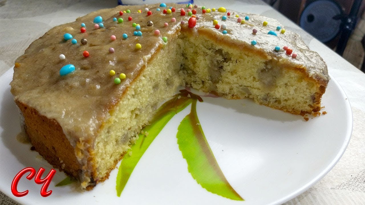 Банановый Пирог с Кремом. Это Нереально Вкусно
