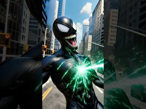 سبايدرمان لقى بدلة السيمبيوت تبع أخوه! 🕷️🖤 الحين قوة مضاعفة 🔥 #شورت