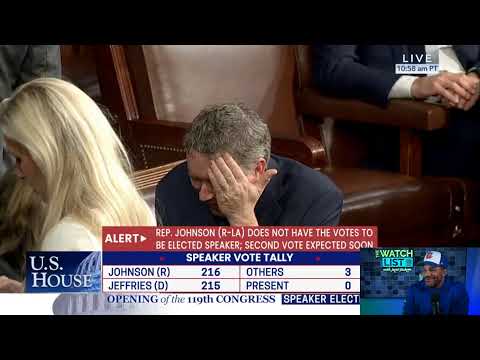 Fellow Republicans Sink Mike Johnson for Speaker in First Vote!