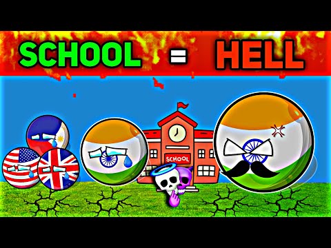 How School Is Mentally BREAKING Students in INDIA & USA 💔 | Teens… You Need to See This #countryball