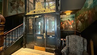 ELEGANT! 1902 Titan (mod.) Traction Elevator @ Hotel Royal, Aarhus, Denmark.