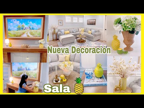 Nueva Decoración De Mi Sala🍍Verano 2025 Reutilizando Decoraciones 🪴
