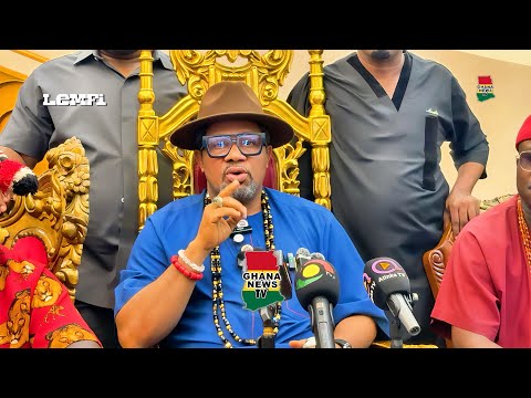 Igbo King in Ghana HRH Chukwudi majestically speaks on All allegations against him &begs Prez Mahama