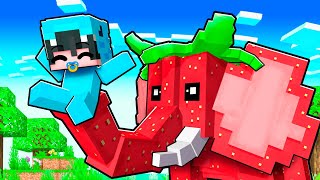 Fui Elegido por el STRAWBERRY ELEPHANT en Minecraft!