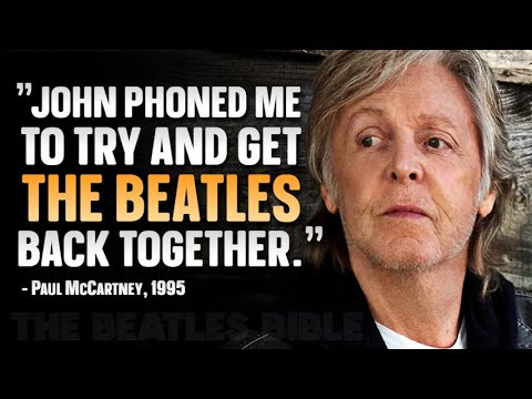 "John wanted a Beatles reunion, but I said no," Paul McCartney claims!