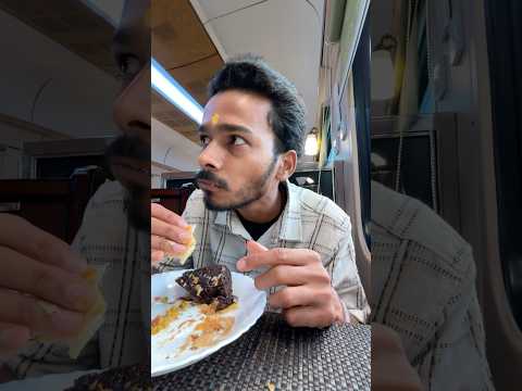 I got unlimited food Inside the train 😂