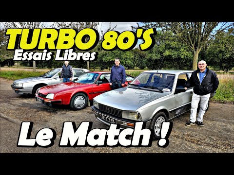 ON REFAIT LE MATCH ! avec PEUGEOT 505 Turbo contre CX GTI Turbo contre R25 V6 Turbo ! (ep1)