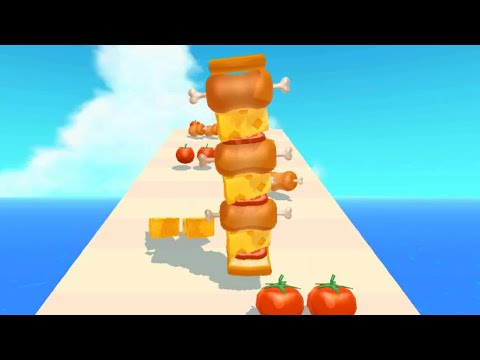 Sandwich Run Level 178 - 185 | All Level Gameplay Android,iOS - NEW UPDATE