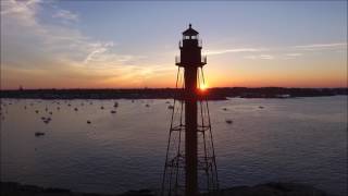 DJI Phantom 3 Standard - Marblehead Neck Spring Sunset [HD]