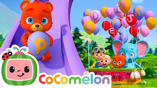 Learn The Alphabet with Balloons 🔠 ABCs (Animal Time) | CoComelon JJ's Animal Time | Animal Songs