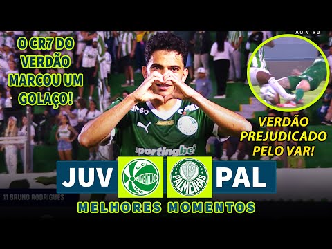 O CR7 DO VERDÃO MARCOU UM GOLAÇO | Juventude x Palmeiras | Melhores Momentos | 02/11/2025