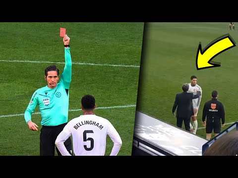 Jude Bellingham Red Card vs Osasuna Crazy Reaction - Osasuna vs Real Madrid Highlights