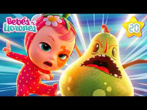 ¡Ella y el monstruo de las peras! 🍐 👾 Bebés Llorones 👶 | Dibujos animados para Niños en Español