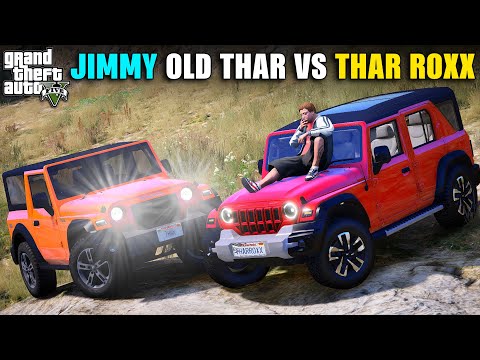 JIMMY NEW MAHINDRA THAR ROXX VS OLD THAR | GTA V GAMEPLAY | GTA 5