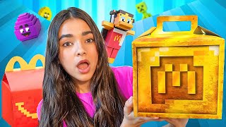 PROBANDO la CAJITA FELIZ de MINECRAFT 🍟💚 #minecraft #mcdonalds  Minecraft Meal Minecraft Happy Meal