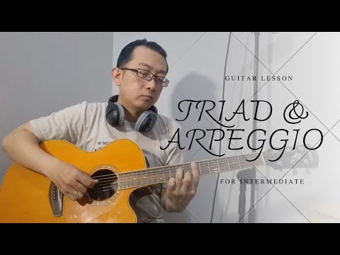 Guitar lesson, learn how play Triad & Arpeggio