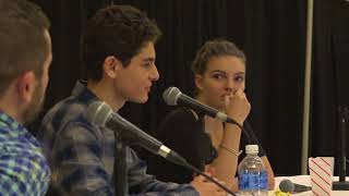 David Mazouz and Camren Bicondova | Rhode Island Comic Con | Gotham | 11 November 2017