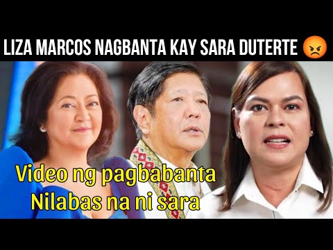 LIZA MARCOS NAGBANTA SA BUHAY NI SARA DUTERTE! VIDEO NILABAS NA