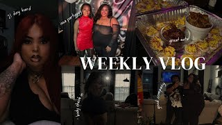 VLOG: Hosting Two Parties | Bringing in 2025 | "Girls" Night x Football | Love, Light & Family