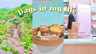 vlog 여름 조각 일상 🩵 | 수목원 나들이 | 망고 빙수 | 일상 브이로그