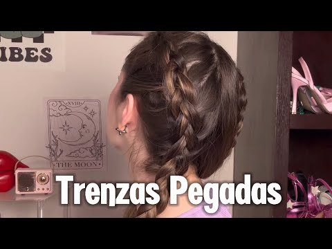 Tutorial SÚPER fácil de Trenzas Pegadas │ Paso a Paso