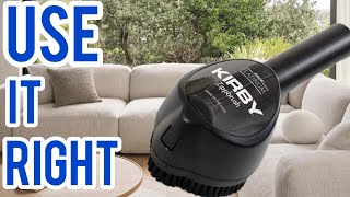 KIRBY Avalir Platinum: The Kirby Zip Brush Use It Efficiently & Correctly