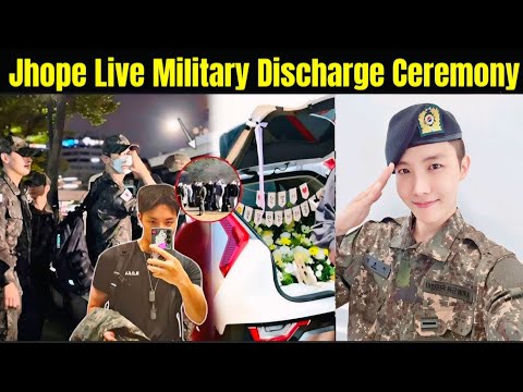 BTS Jhope Live Discharge Ceremony | Jhope Military Last Event | BTS army important notice 🔴