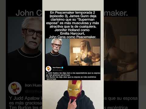 Superman vs. Peacemaker: James Gunn presume su poder de “esposa de Superman” #superman #peacemaker