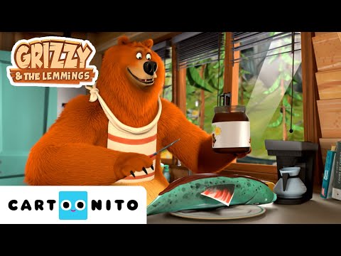 Slimme beer 🧸 | COMPILATIE van Grizzy en de Lemmings | Cartoon voor kinderen | @CartoonitoNL