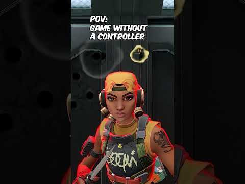 The controller difference #valorant #valorantclips #shorts #gaming #anime