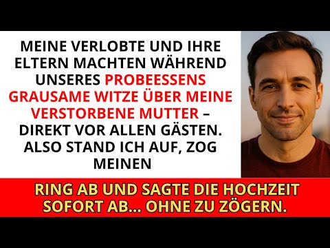 Ich hörte, wie die Familie meiner Verlobten am Abend vor der Hochzeit über den „billigen Geschmac...