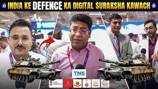 Defence ka digital suraksha kawach - Team TNS at International Police Expo