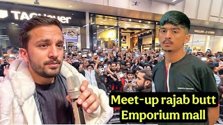 Meet-up with Rajab Butt at Emporium Mall! 🏬 | Fun Times and Great Conversations!