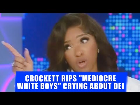 Jasmine Crockett UNLOADS On Racist "Mediocre White Boys" In The Republican Party