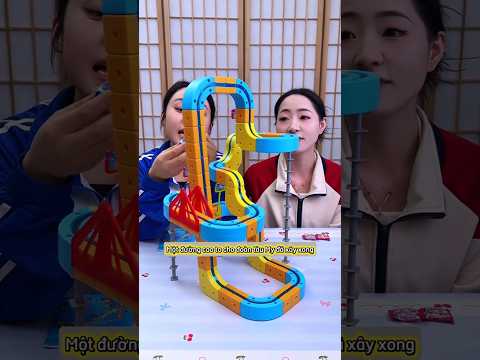 🧲🚂Đường Cao To Đoàn Tàu Chạy Rất Trơn Tru! #funny