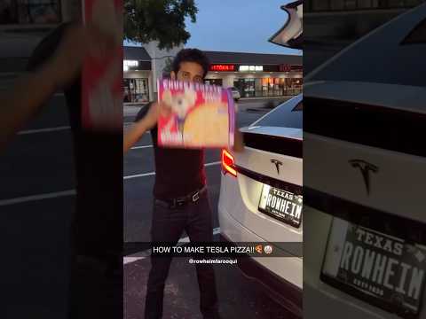 HOW TO MAKE TESLA FROZEN PIZZA ๐๐ณ