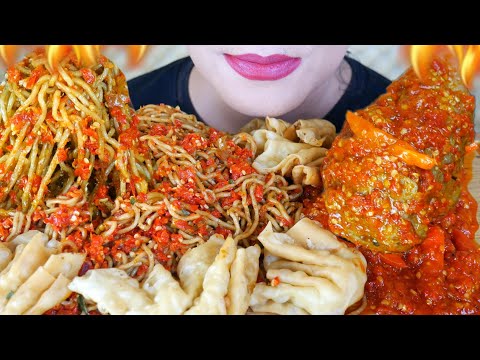 ASMR MIE GACOAN LEVEL 8 DAN BAKSO PENTUNG IGA MERCON | ASMR MUKBANG INDONESIA