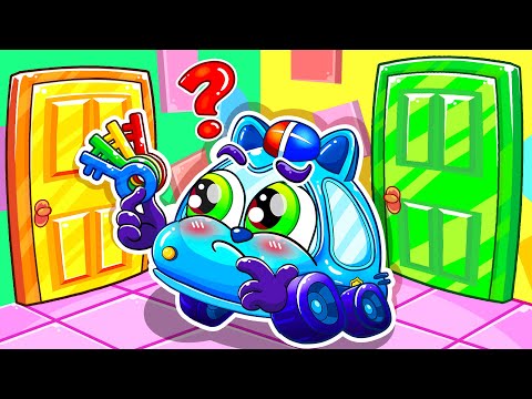 Find The Missing Key | Color Door Challenge Songs + More Nursery Rhymes by Cars & Play