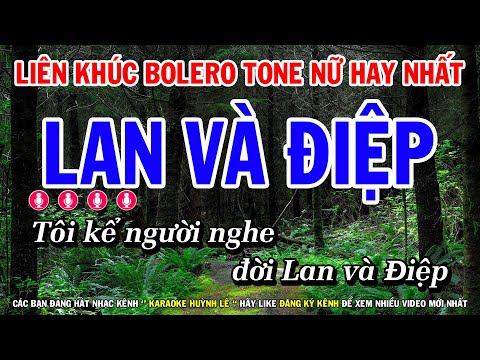 Liên Khúc Karaoke Rumba Tone Nữ | Lan Và Diệp | Karaoke Nhạc Sống Liên Khúc Nhiều Bài Hay